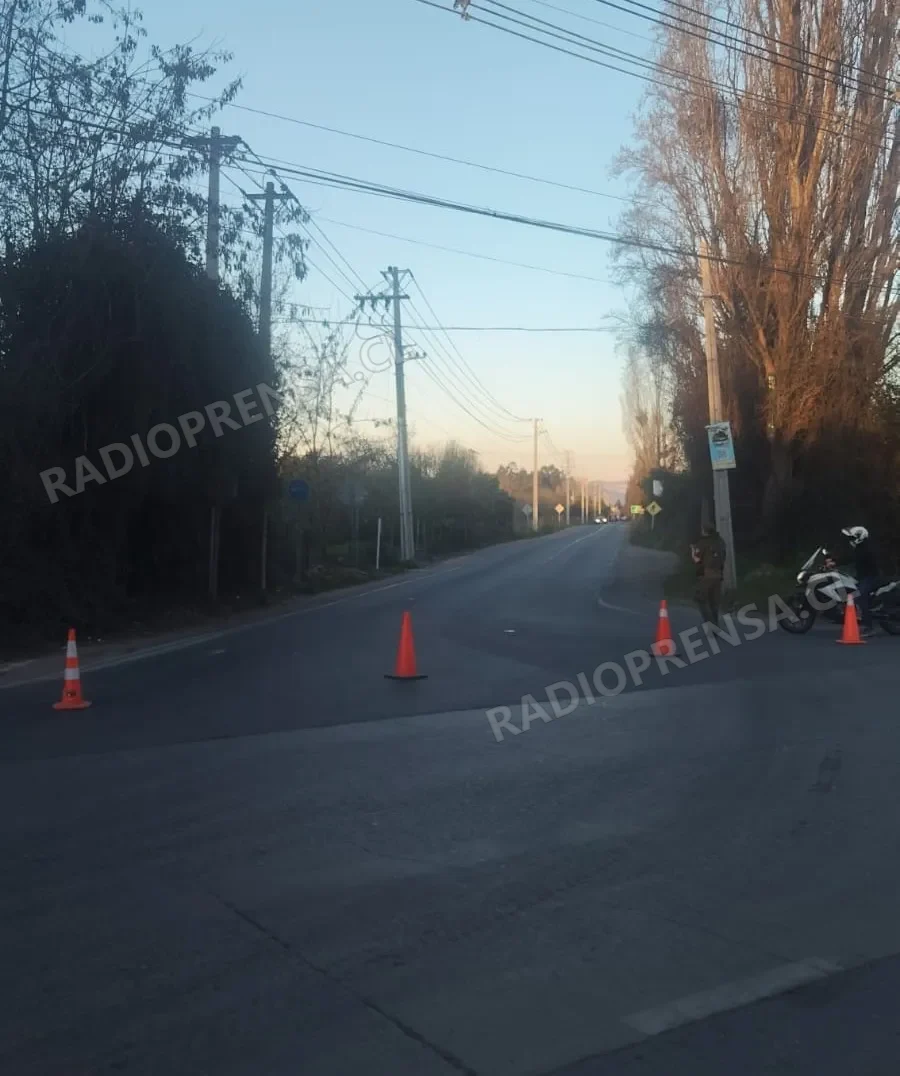 Ciclista muere tras ser atropellado por camión en Isla de Maipo