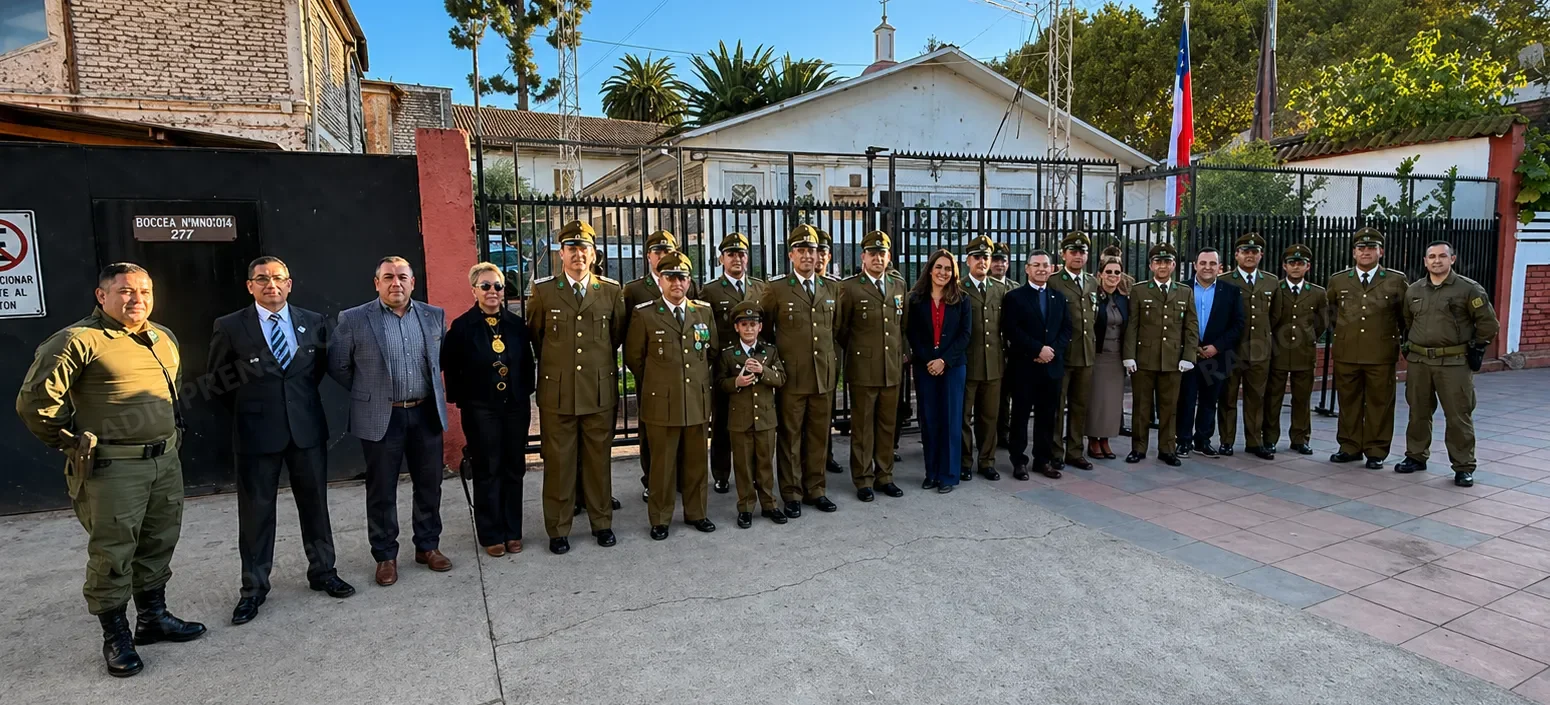 El Monte conmemora los 99 años de Carabineros con ceremonia y reconocimientos a funcionarios