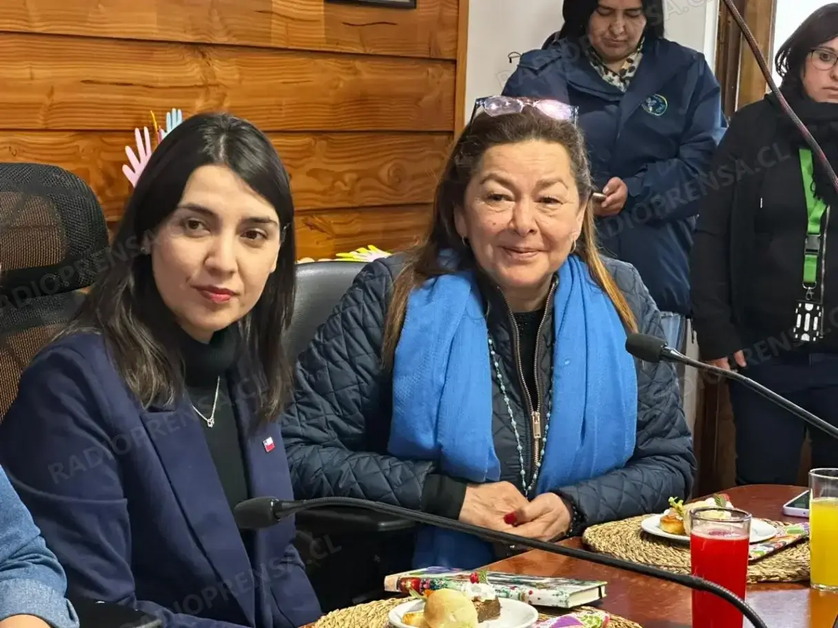 Durante su estadía, la secretaria de Estado mantuvo una reunión con la alcaldesa de la comuna, Jessica Mualim&nbsp;