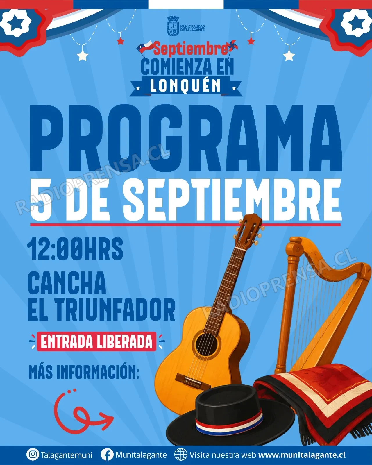 Comienzan las fiestas dieciocheras en Talagante con tradicional celebración en Lonquén