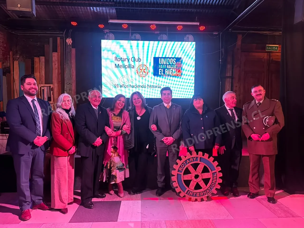Rotary Club Melipilla realiza cambio de directiva y asume nuevos desafíos comunitarios
