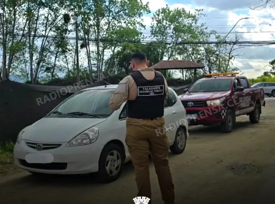 Seguridad Pública de Talagante recuperó vehículo robado