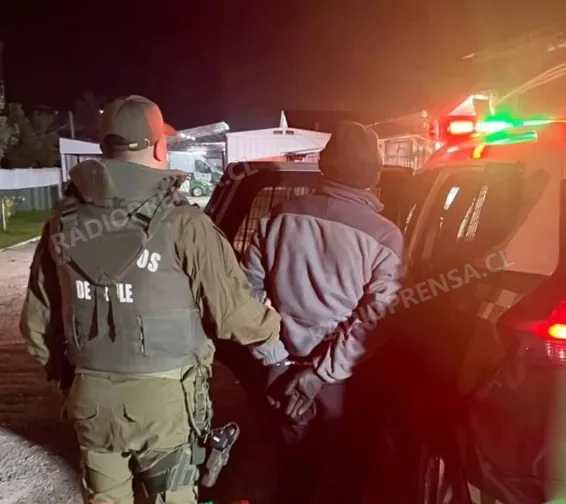 Persecución policial terminó en Talagante con dos detenidos y millonaria carga recuperada