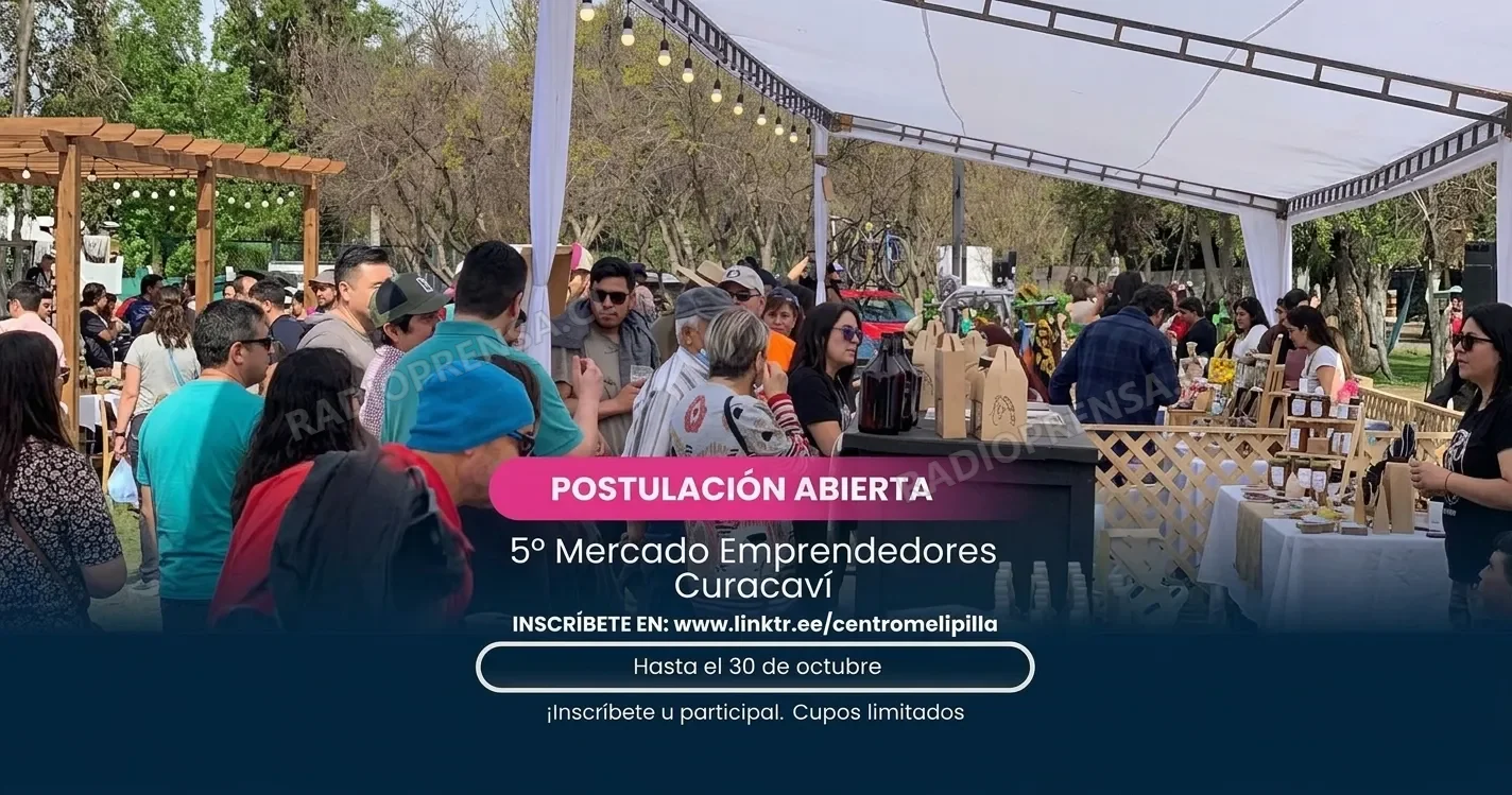 Abren postulaciones para el 5° Mercado de Emprendedores en Curacaví