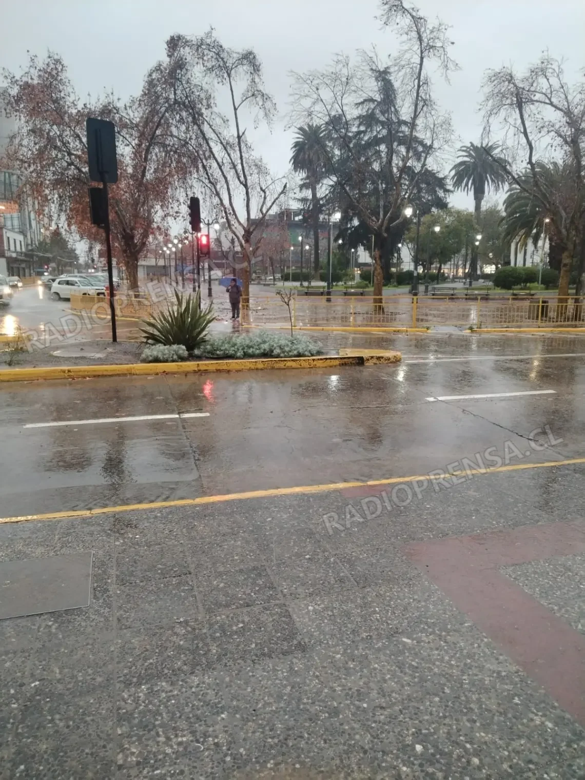 Melipilla registró cerca de 10 milímetros de lluvia sin emergencias durante la noche