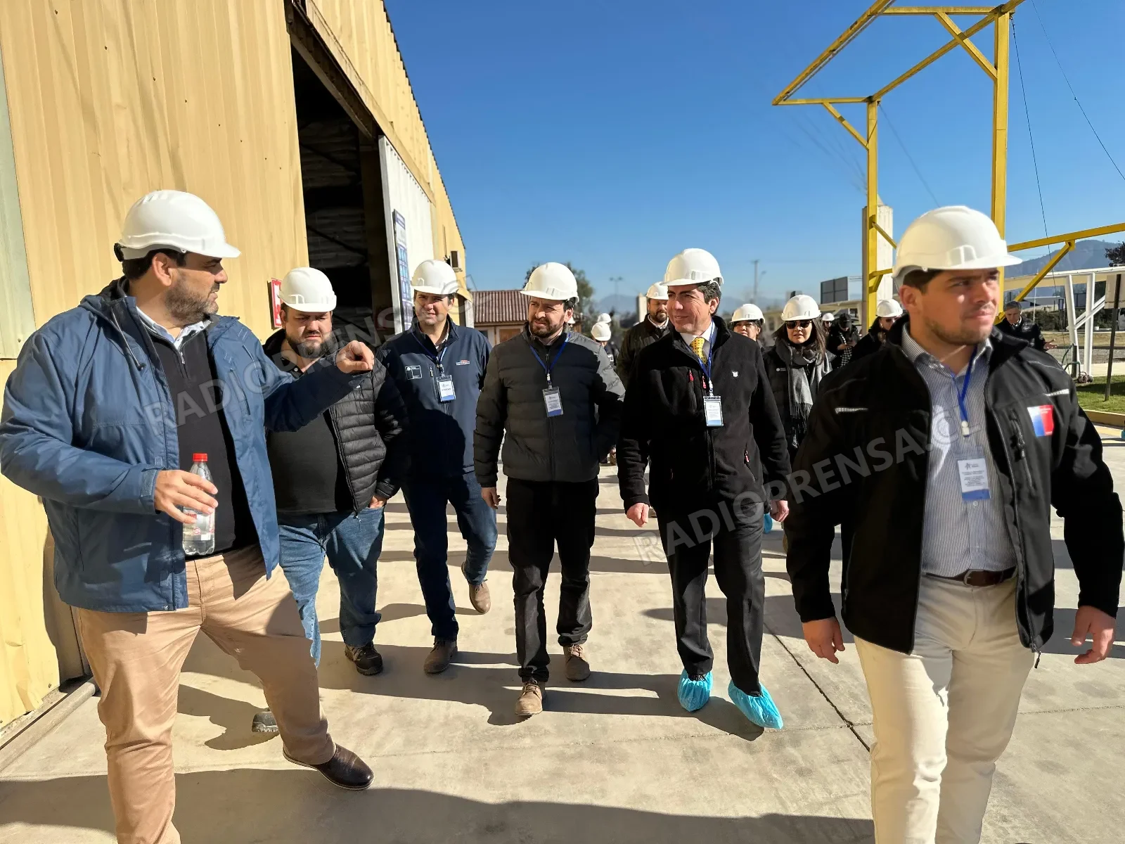 Autoridades visitan empresa agrícola de Mallarauco para destacar su modelo de economía circular