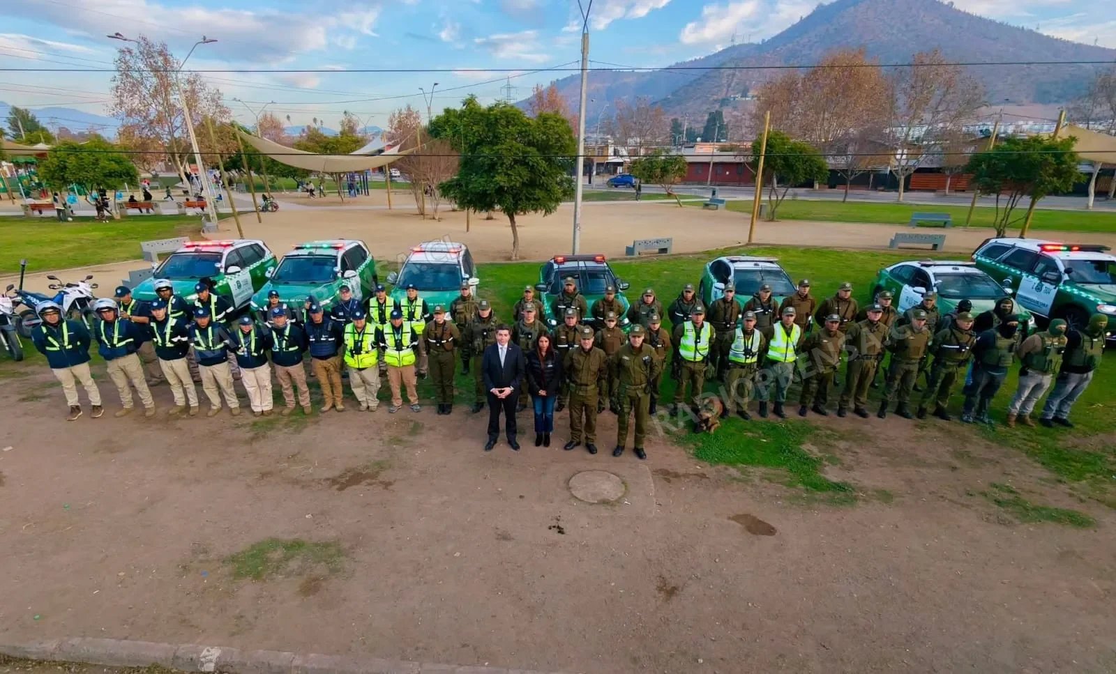 Amplio operativo policial en Melipilla deja cinco detenidos tras ronda masiva de fiscalización