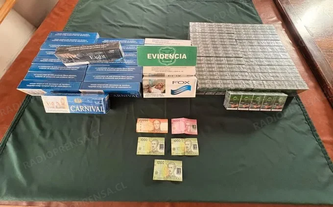 Detienen a sujeto por contrabando de cigarrillos en El Monte