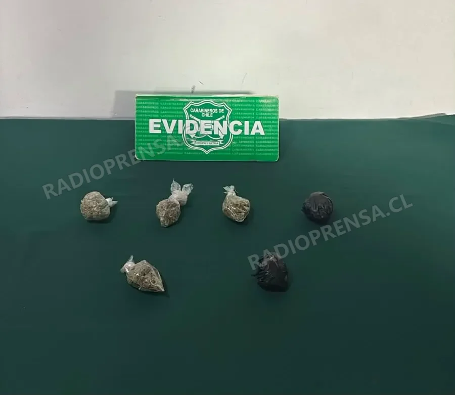 Carabineros detiene a sujeto con antecedentes penales por infracción a la Ley 20.000 en el centro de Melipilla
