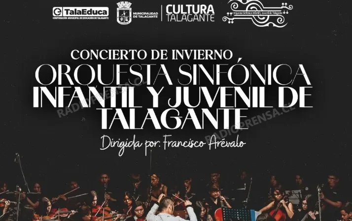 Orquesta Sinfónica Infantil y Juvenil de Talagante invita a su Concierto de Invierno 2026