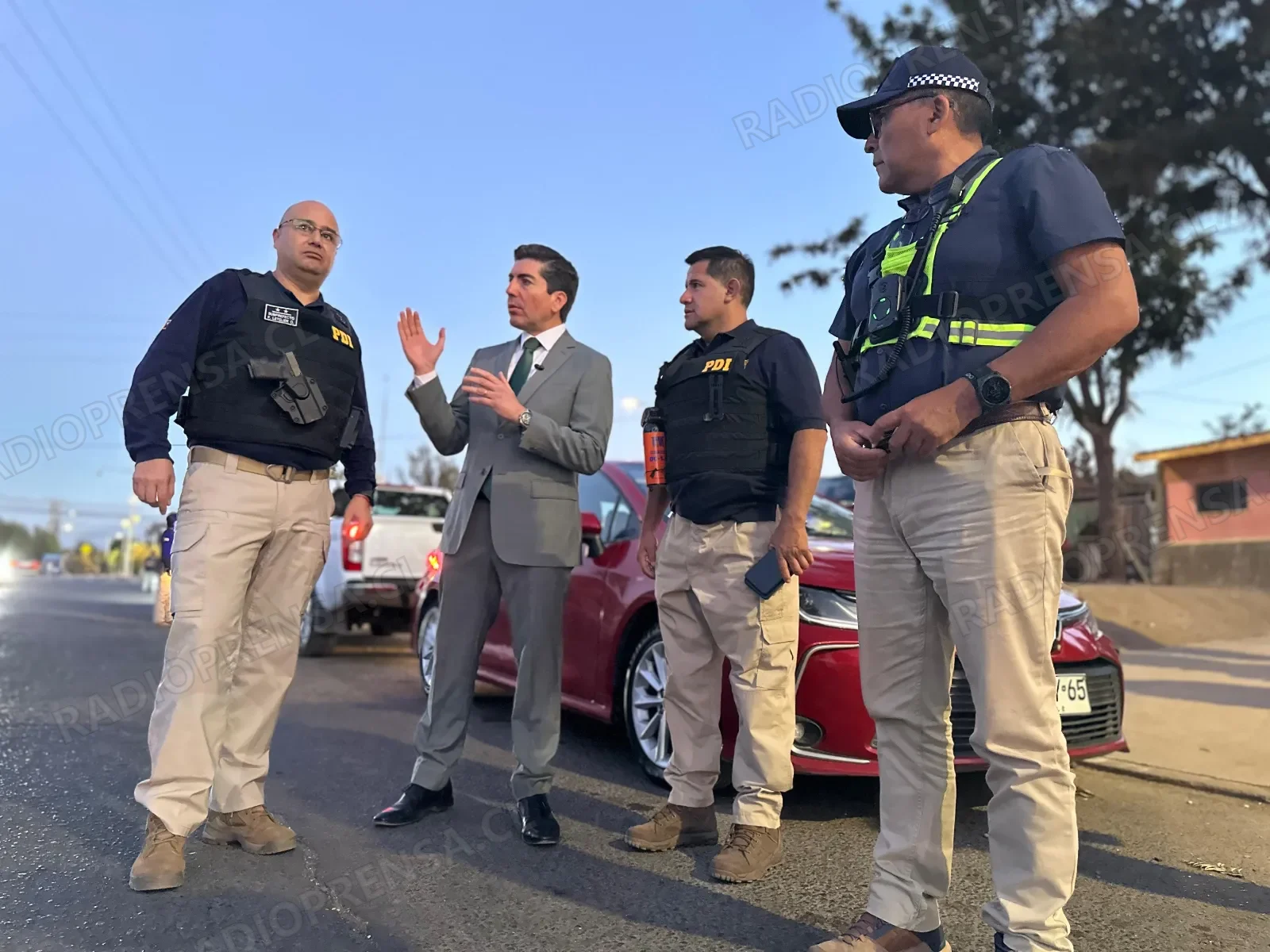 Autoridades refuerzan seguridad con amplio despliegue policial en Melipilla