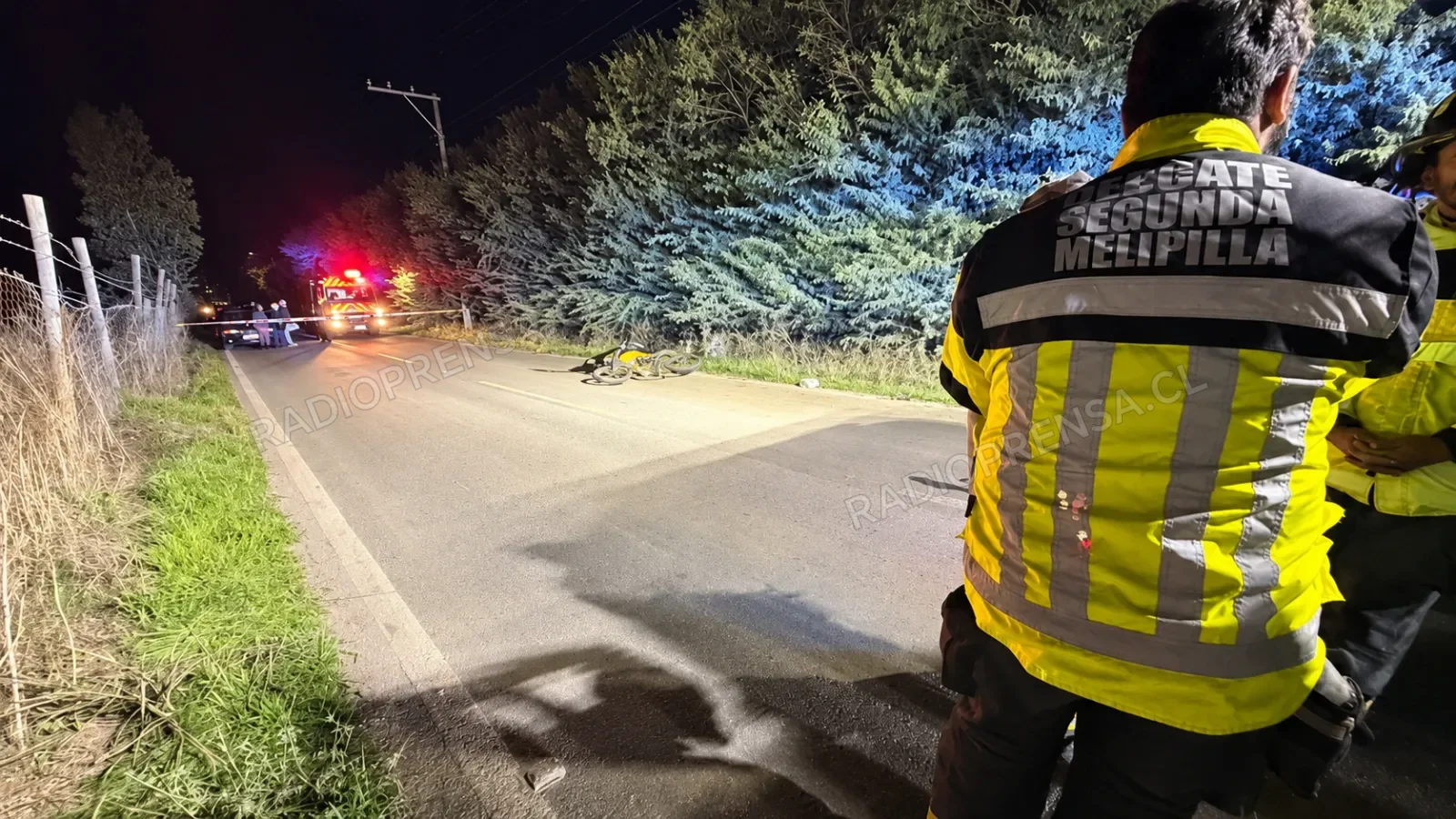 Tragedia en Puangue: motorista muere tras impactar a peatón