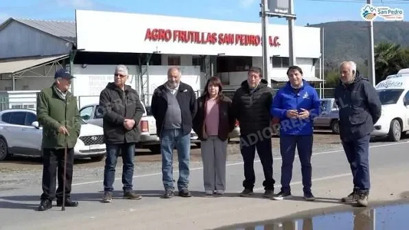 Municipio de San Pedro gestiona soluciones ante el MOP por problemas de acceso a Agrofrutillas