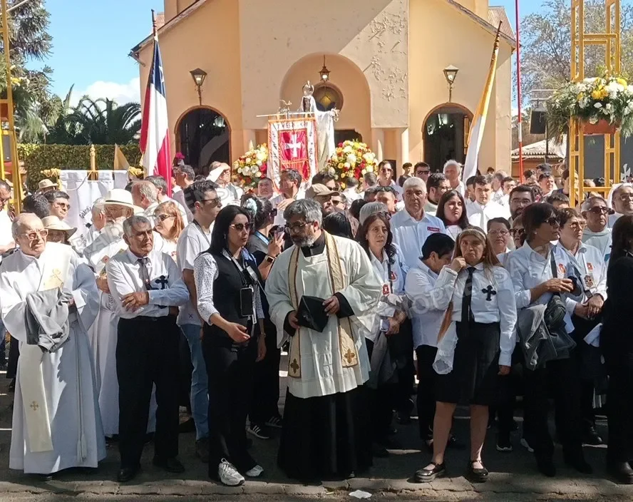 Miles de personas participaron en la fiesta de Nuestra Señora de la Merced en Isla de Maipo