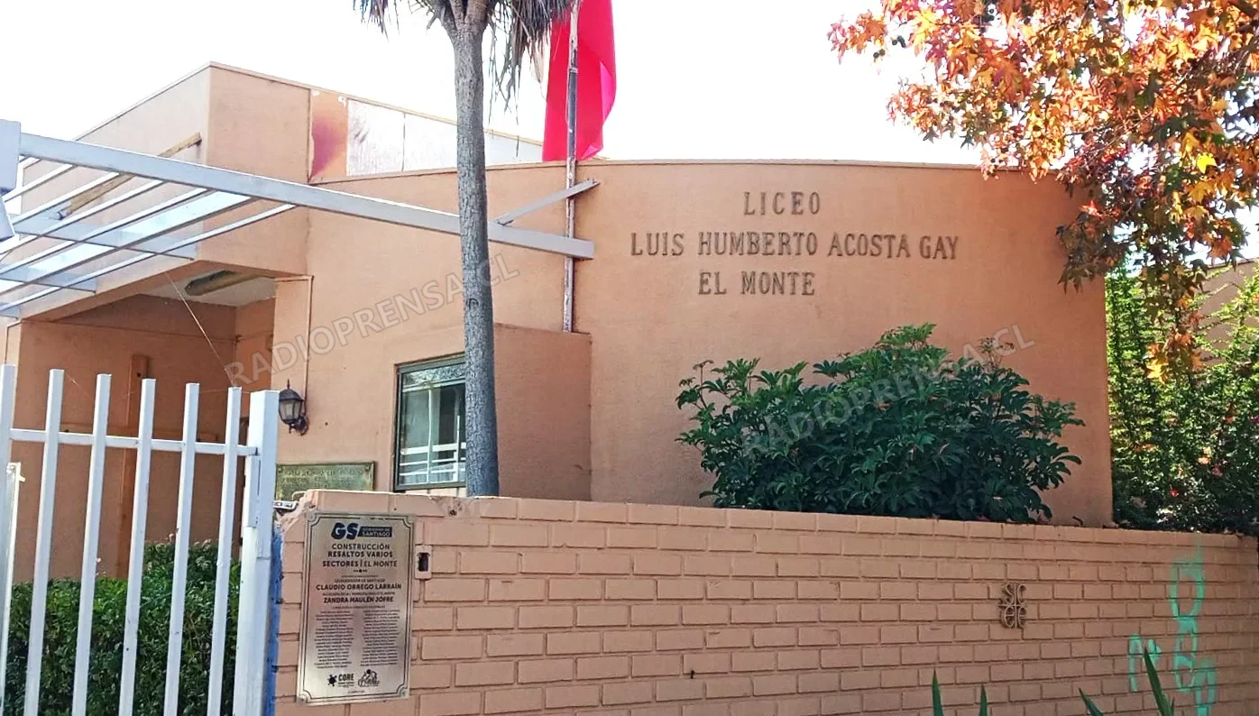 Funcionarios del Liceo Luis Humberto Acosta Gay de El Monte paralizaron tras graves hechos de violencia