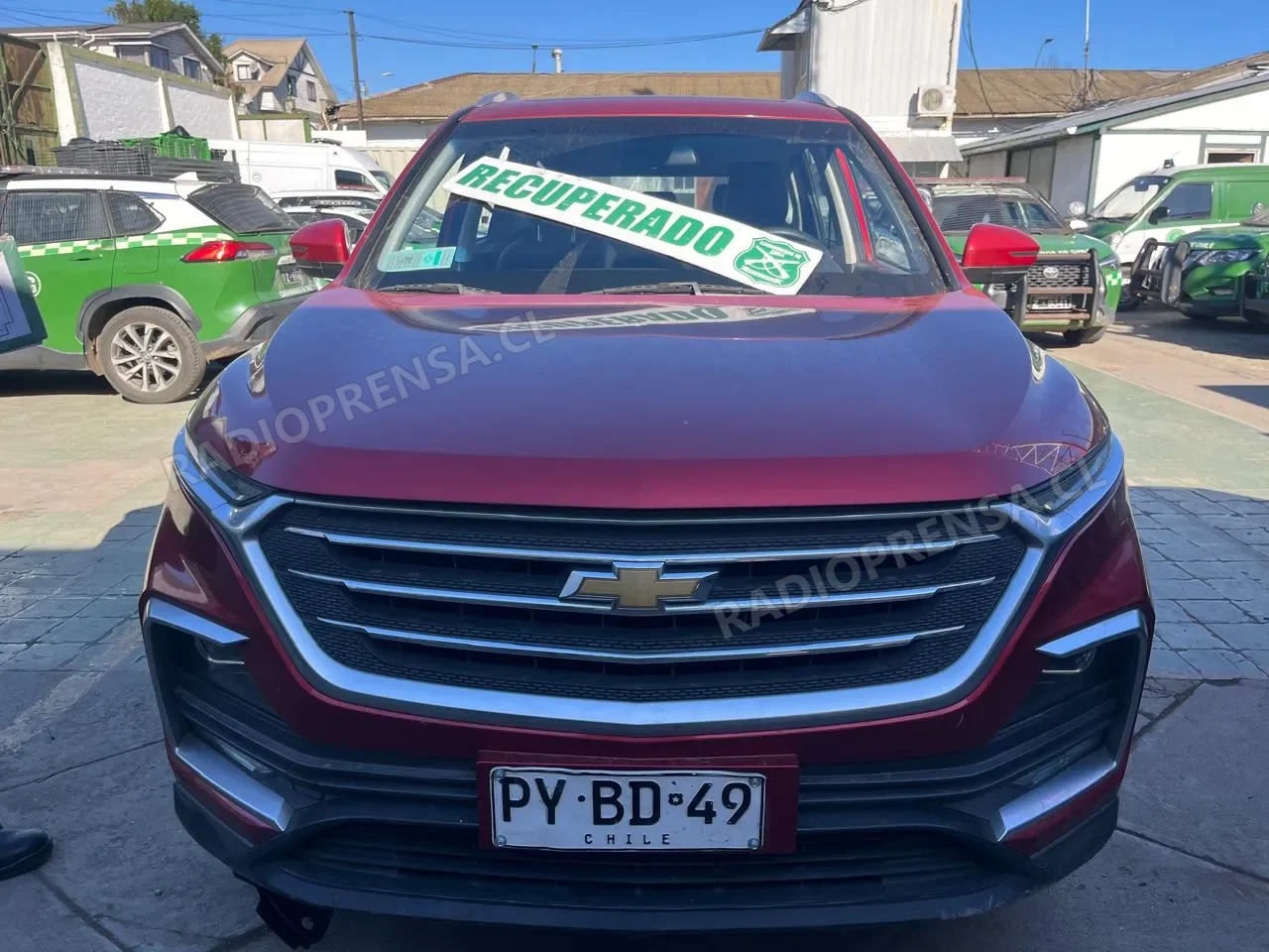Carabineros recupera vehículo robado y detiene a joven por receptación en San Antonio