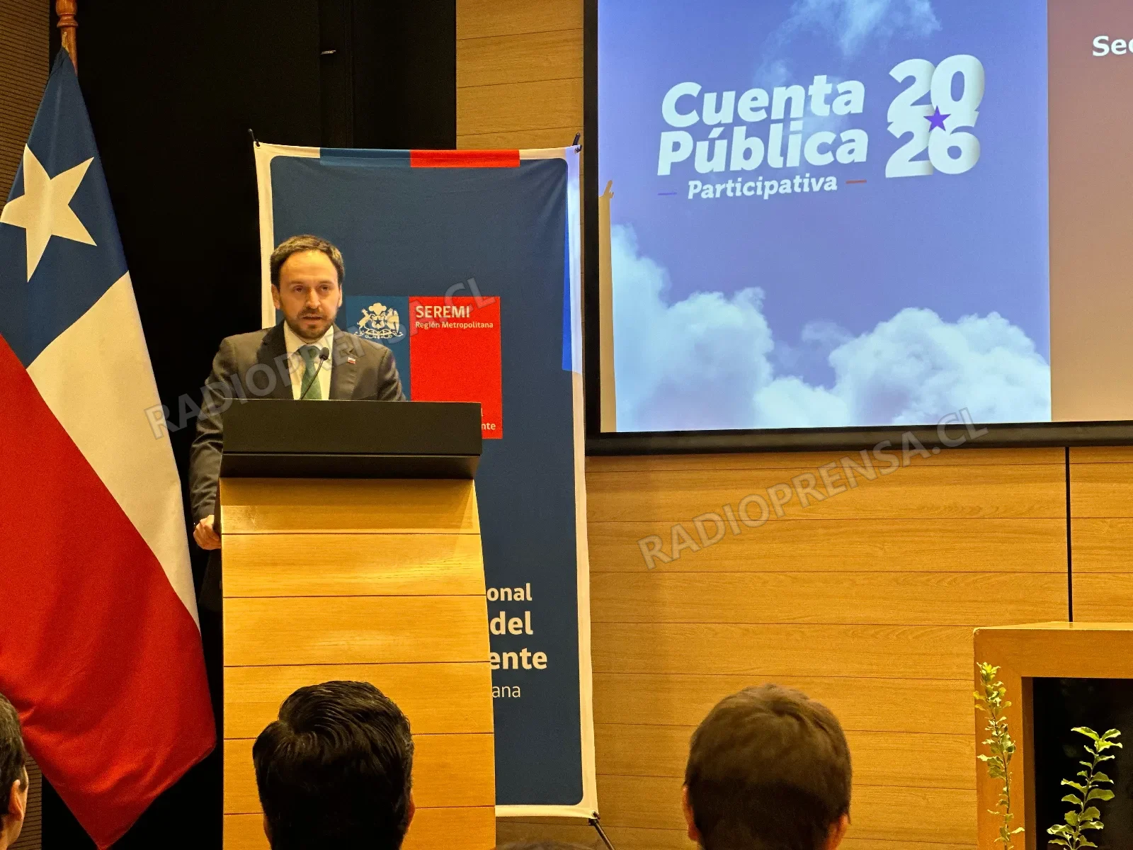 Delegado Libuy participa en Cuenta Pública de Seremi de Medio Ambiente de la RM