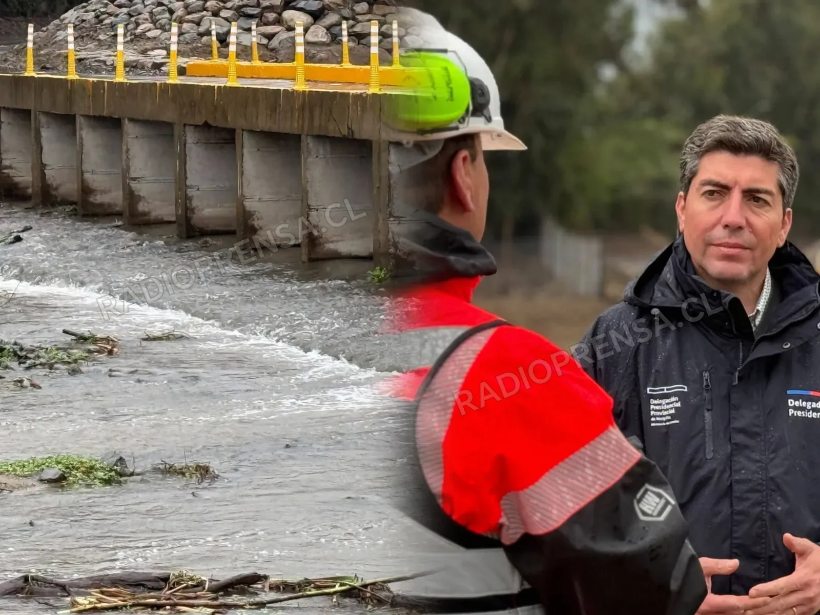 Sistema frontal: monitorean badén Lo Alvarado ante las lluvias en María Pinto y Curacaví