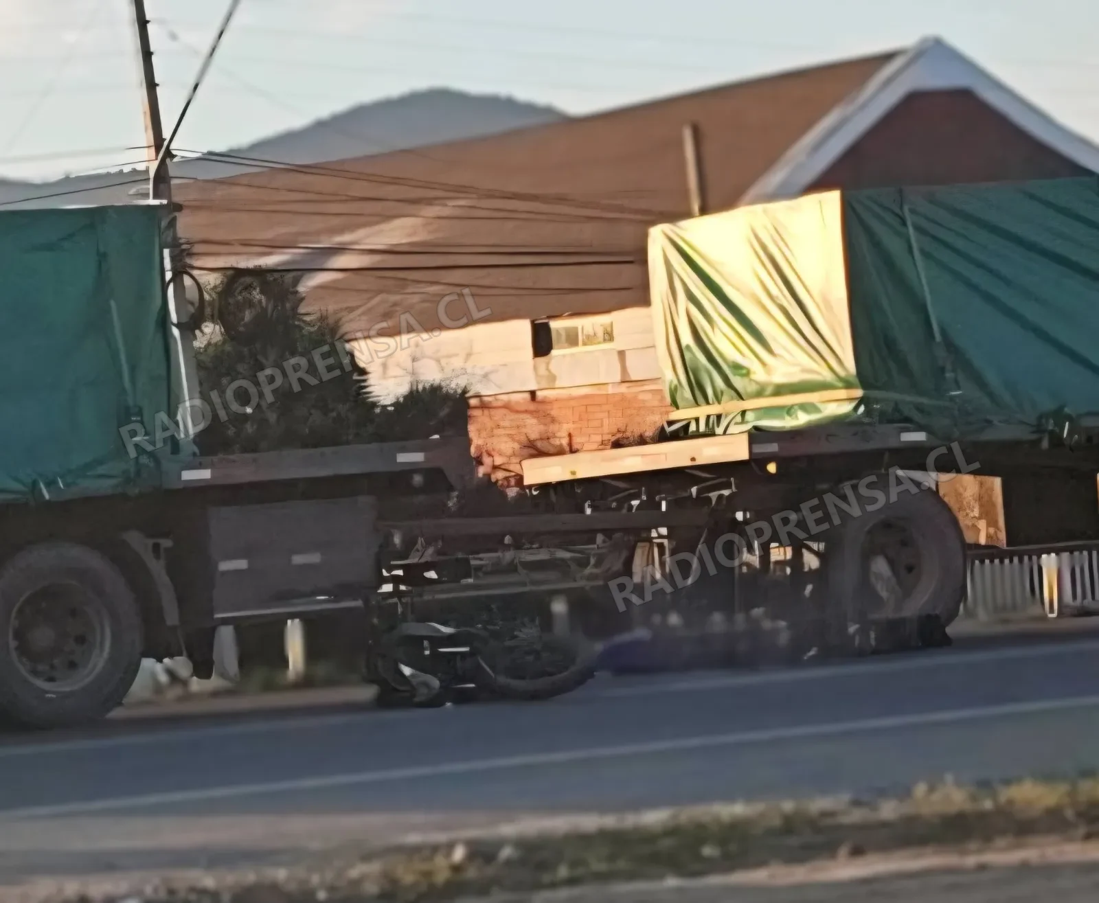 Colisión de alta energía deja un motociclista fallecido en la Ruta 66, en Las Cabras