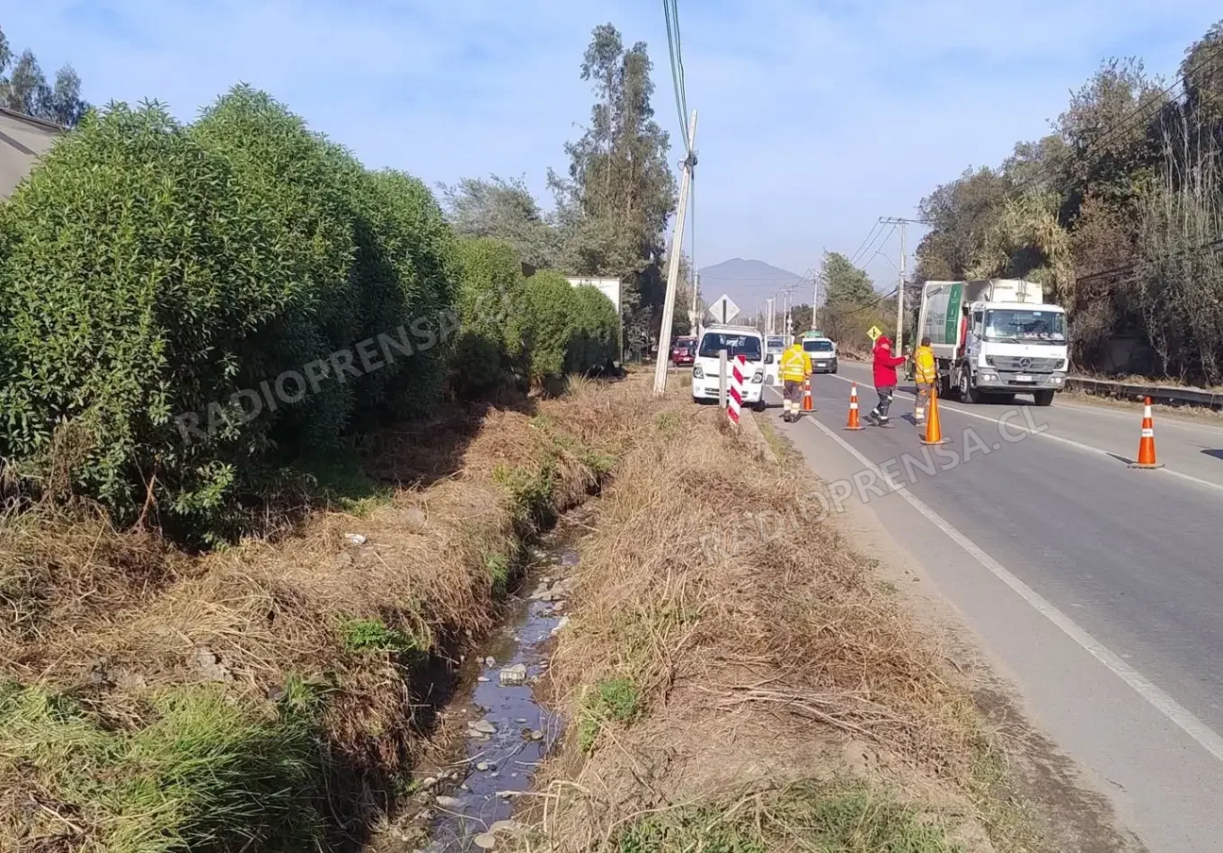 Municipio de Talagante intensifica limpieza de sumideros y obras preventivas ante llegada de nuevos sistemas frontales