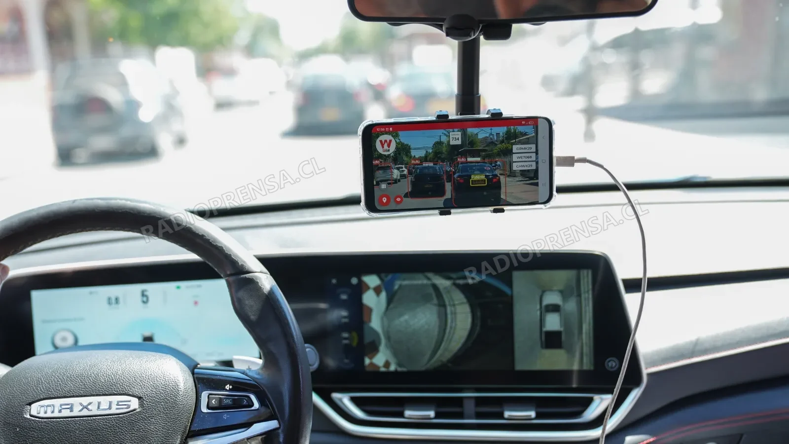 San Pedro incorpora lectores de patentes en vehículos y pórticos viales para combatir el robo de automóviles