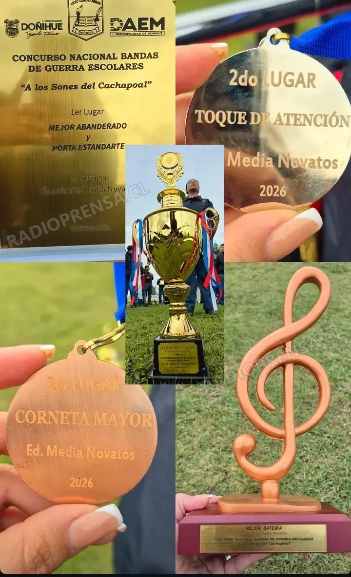 Hasta Doñihue fue banda Batallón Melipilla del Liceo Politécnico, a competencia, obteniendo buenos resultados