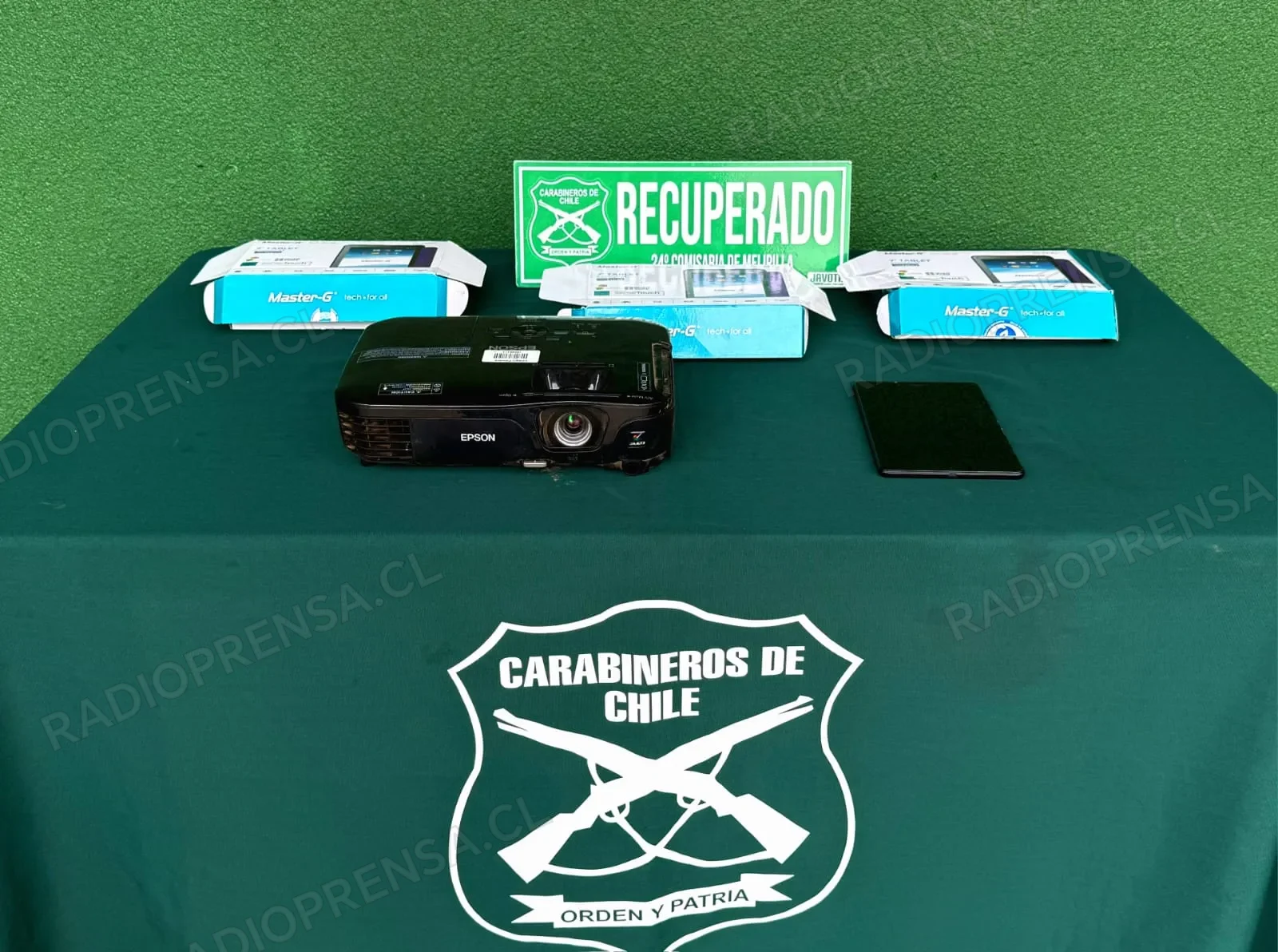 Recuperan especies robadas en Colegio de Pomaire