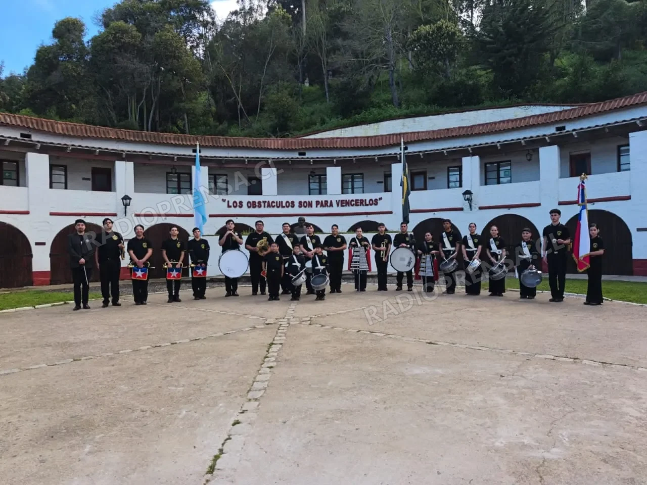 Bandas de Melipilla se hicieron presentes en un encuentro realizado en Tejas Verdes