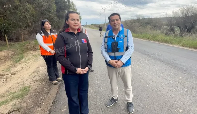 Alcalde Devia y Vialidad inspeccionan obras viales en San Pedro y anuncian importantes proyectos de pavimentación