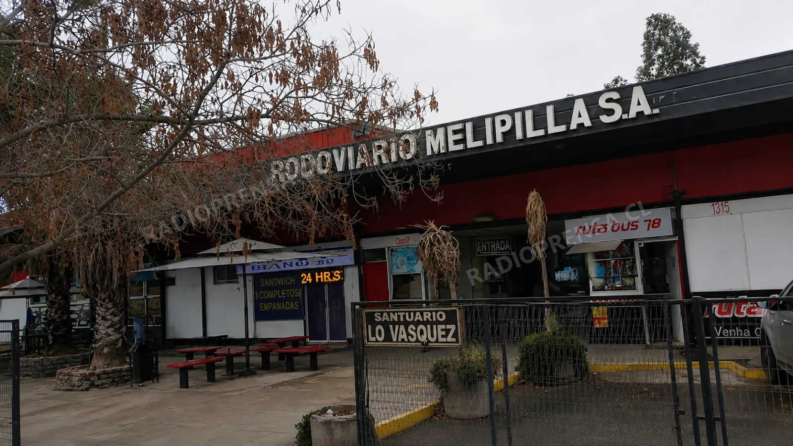 Dirigente vecinal denuncia inseguridad en terminal rodoviario de Melipilla durante las madrugadas