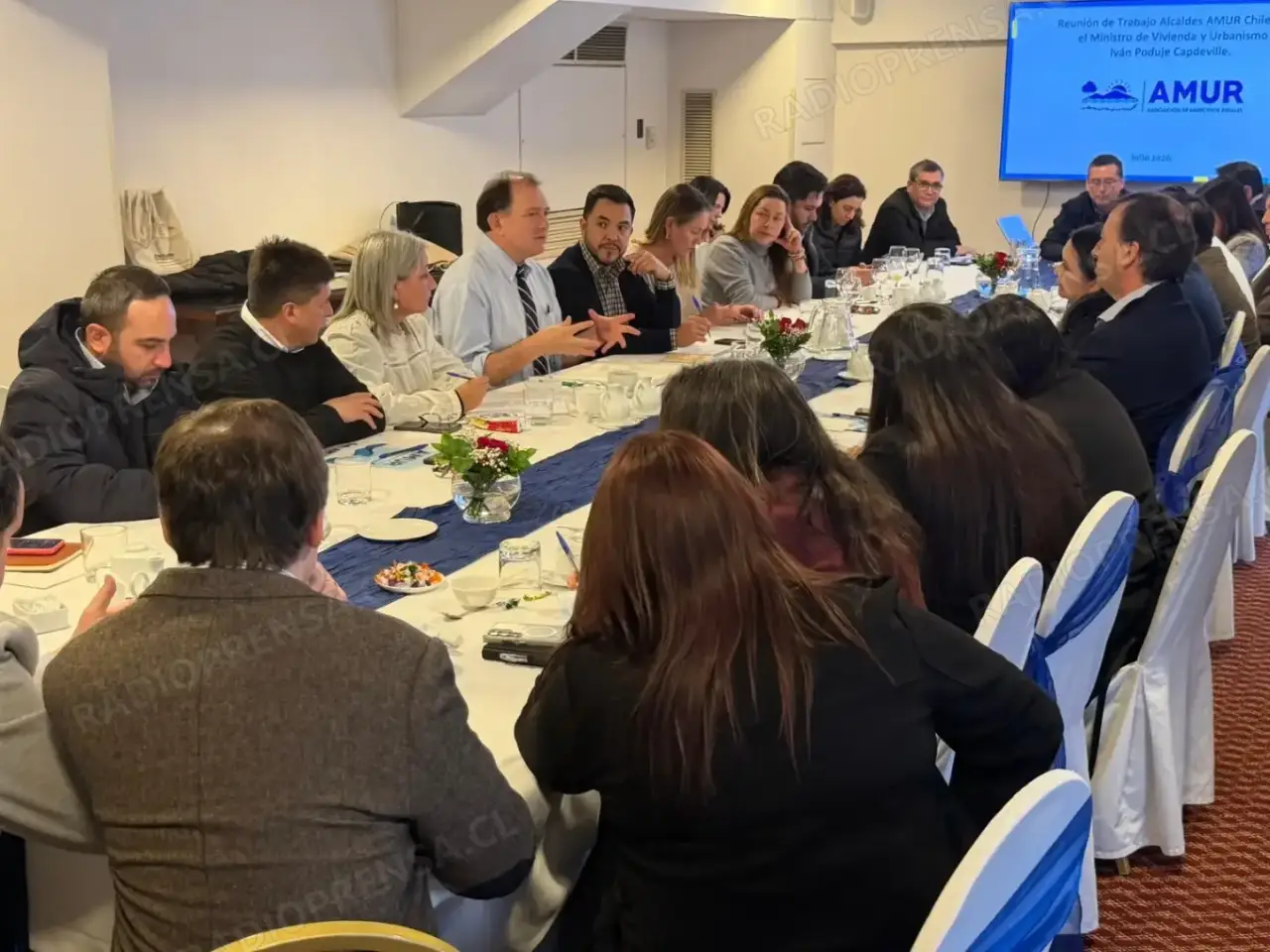 En el encuentro participaron alcaldes y alcaldesas de la Asociación de Municipios Rurales (AMUR)