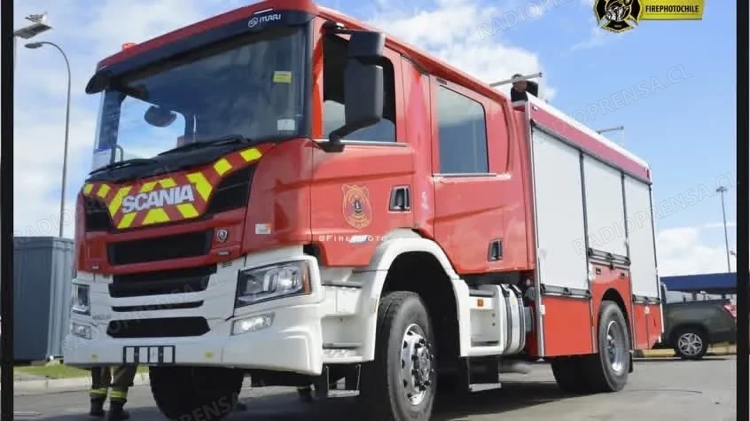 Nuevo carro de Bomberos en El Monte avanza hacia su puesta en servicio