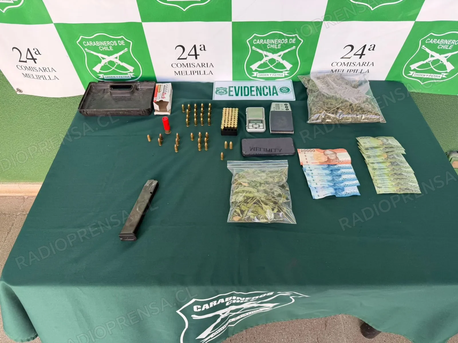 Detienen a sujeto que escapó de fiscalización portando munición y droga