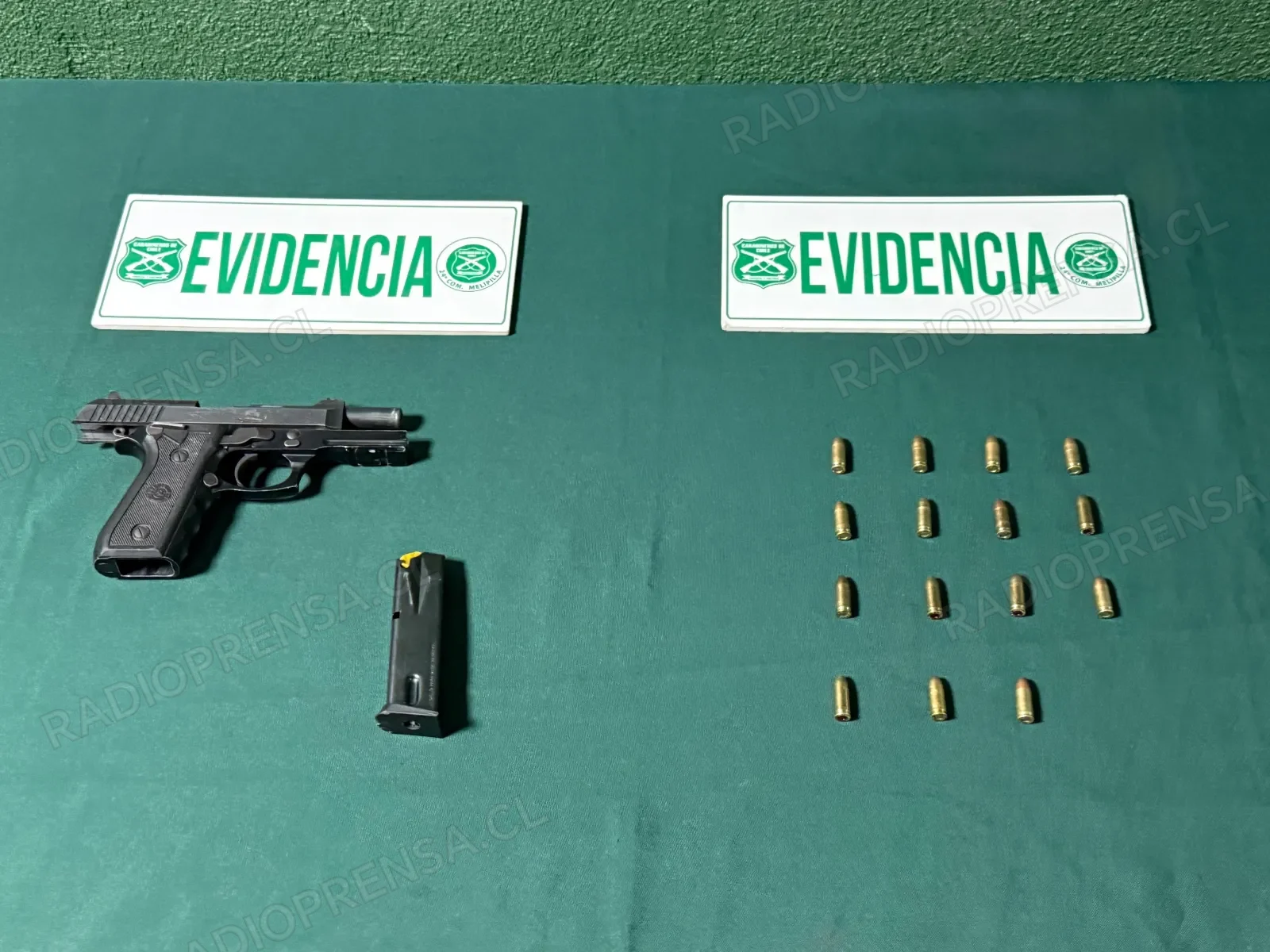 Dos detenidos por porte de arma de fuego en población Sol Poniente