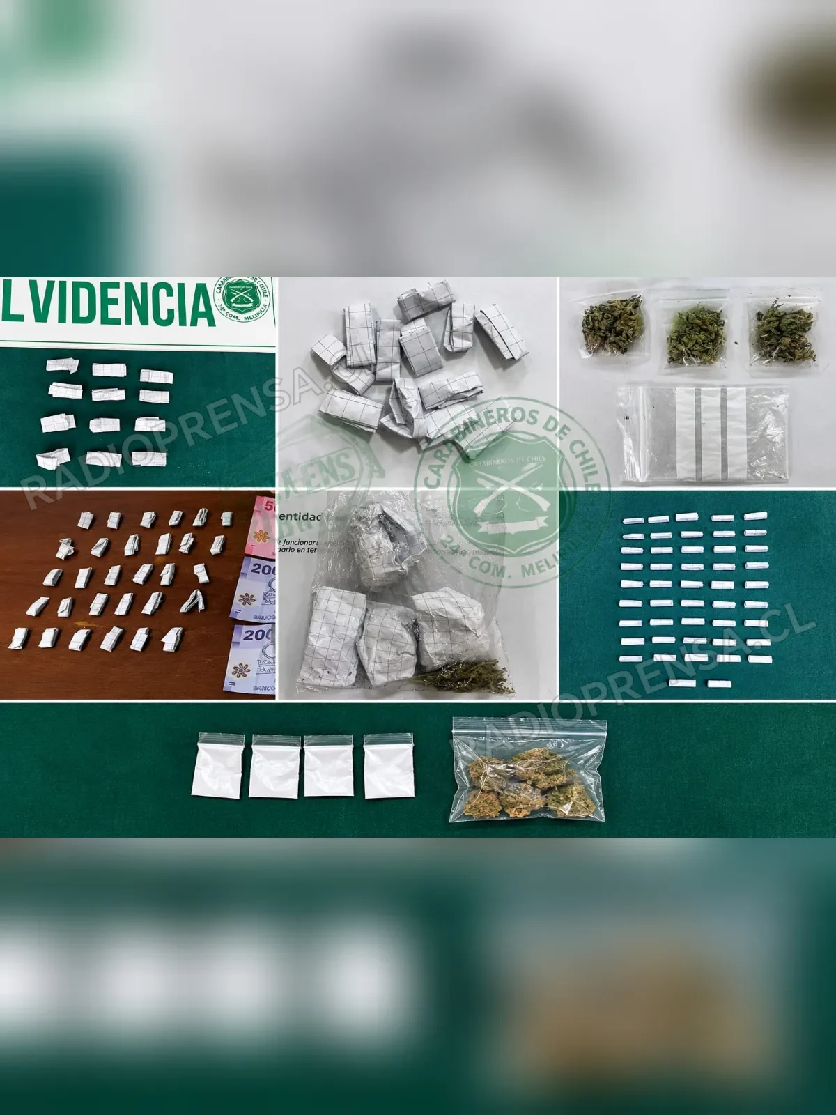 Despliegue policial en Plaza de armas culmina con ocho detenidos por delitos de drogas