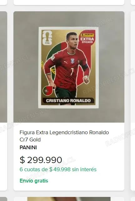 Figuritas del Mundial llegan a venderse por más de $300 mil