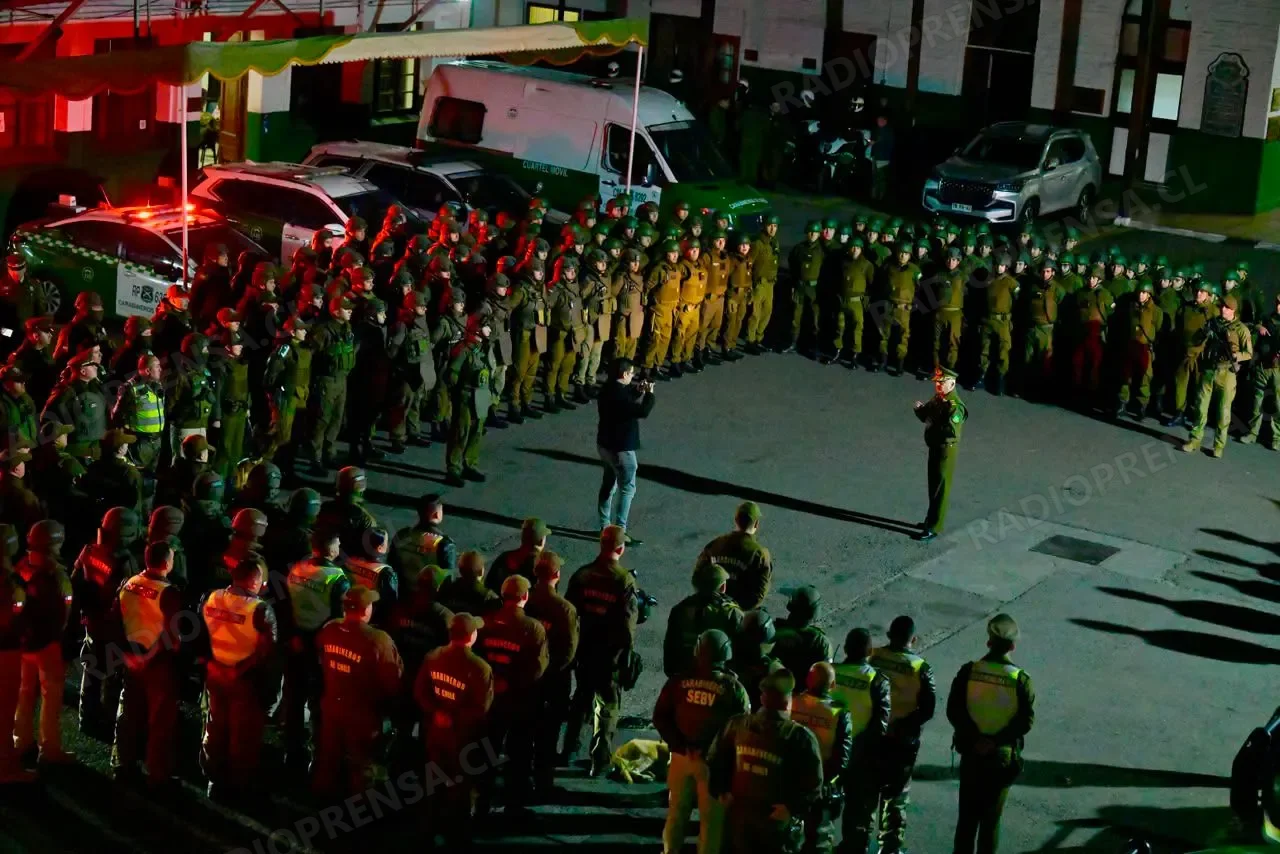 Operativo de Carabineros deja 158 detenidos y más de 8.500 controles en la RM y Valparaíso
