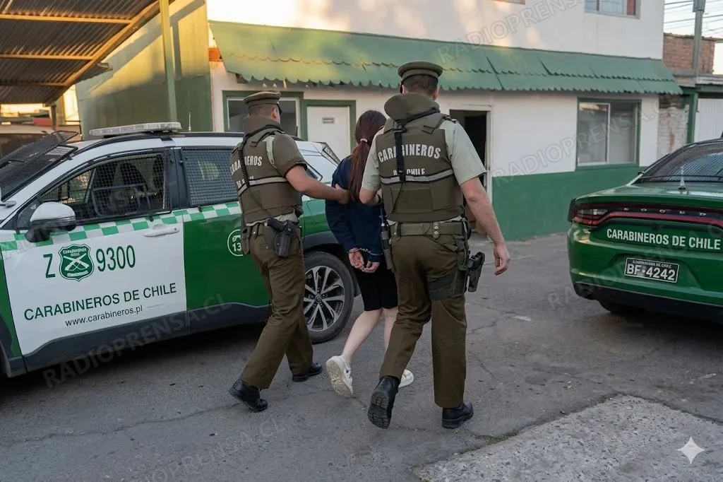 Detienen en Padre Hurtado a mujer prófuga con seis órdenes de captura vigentes