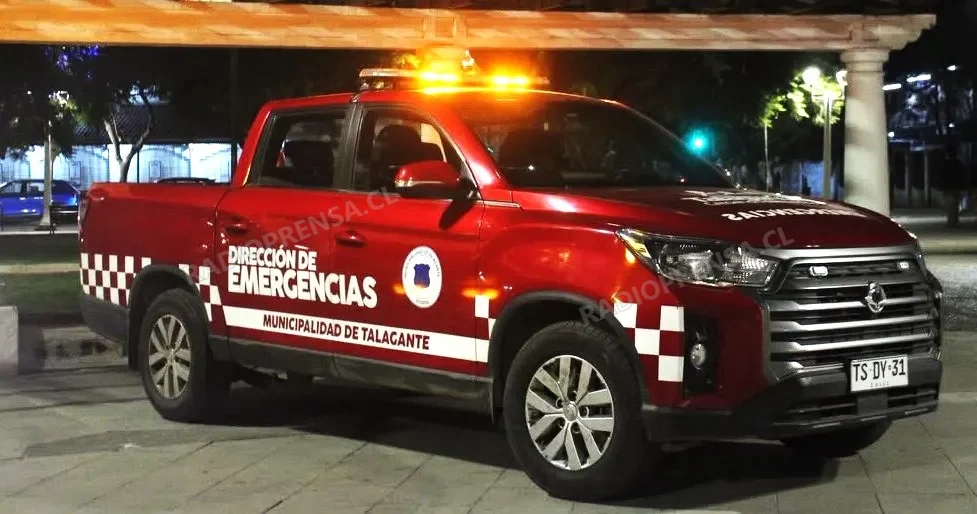 Municipalidad de Talagante refuerza canales de emergencia ante llegada del sistema frontal