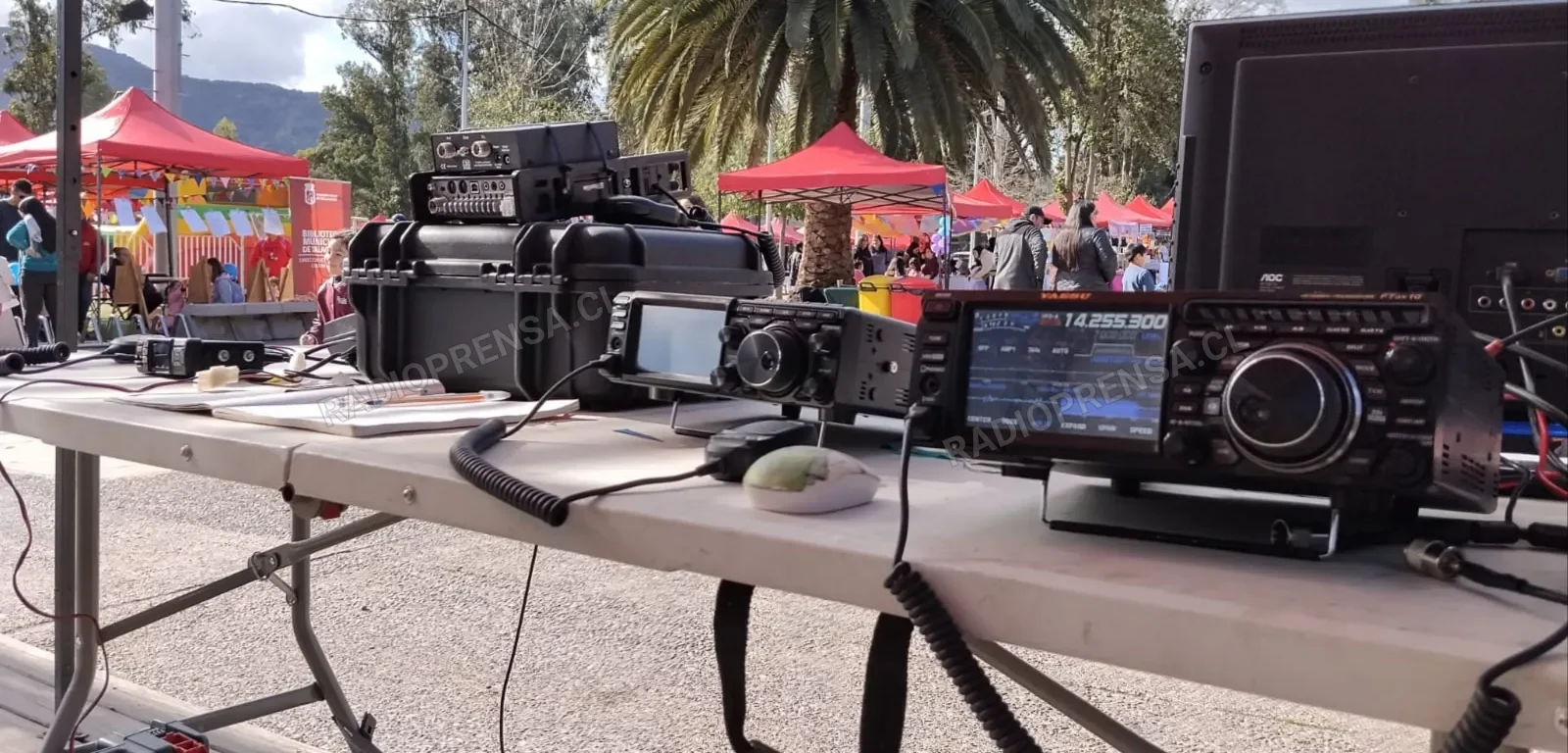 Radioaficionados de Talagante realizaron simulacro de emergencia en Parque Tegualda