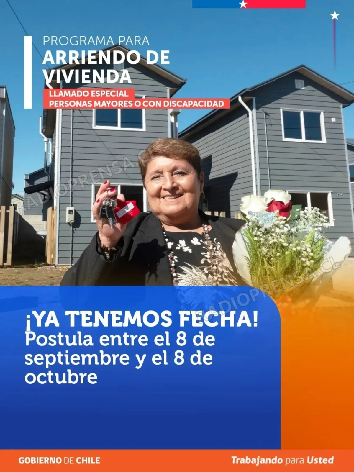 Este martes comenzó postulación a Subsidio de Arriendo para personas mayores y con discapacidad