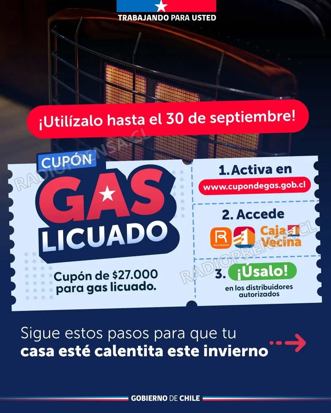 Delegada provincial participó en lanzamiento de cupón de gas licuado para familias vulnerables