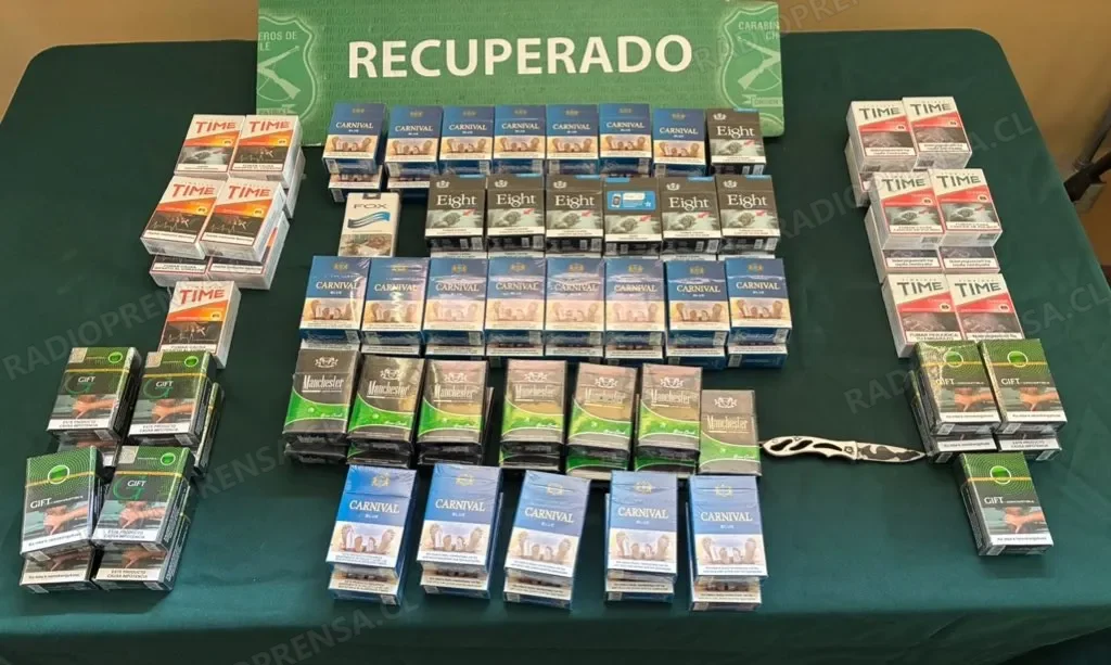 Carabineros de Padre Hurtado detuvo a Individuo vendiendo cigarros falsificados