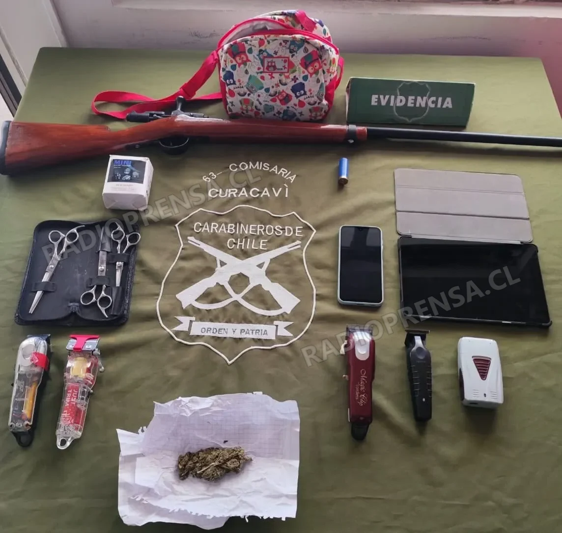 Detienen a sujeto acusado de participar en violento robo en domicilio de María Pinto