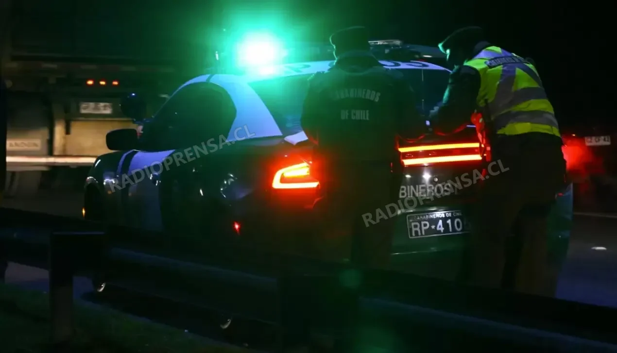 Control vehicular en Melipilla termina con un detenido tras hallazgo de diversas sustancias ilícitas