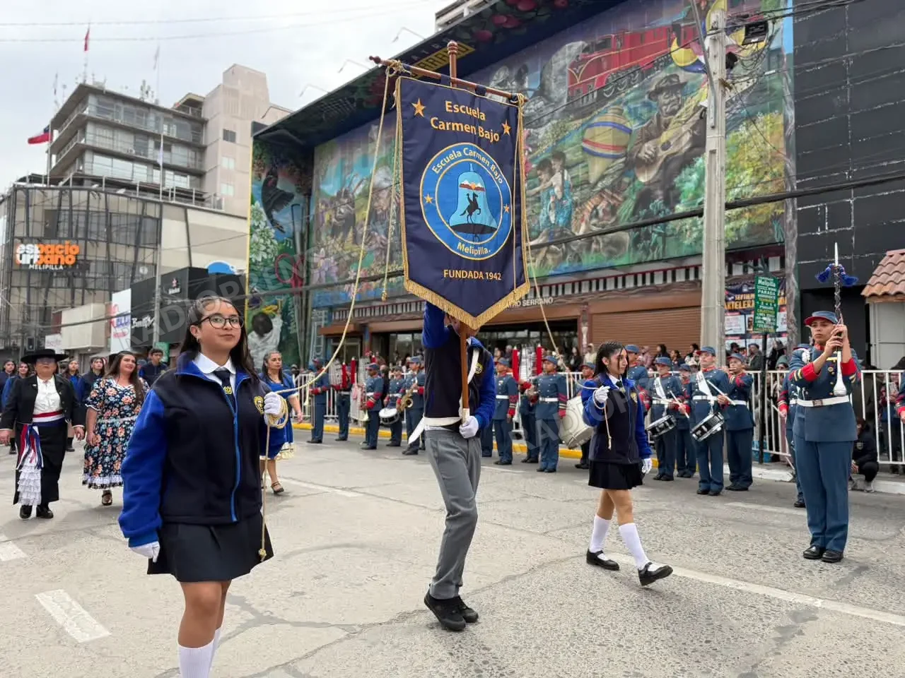 Melipilla conmemoró las Fiestas Patrias con tradicional desfile cívico
