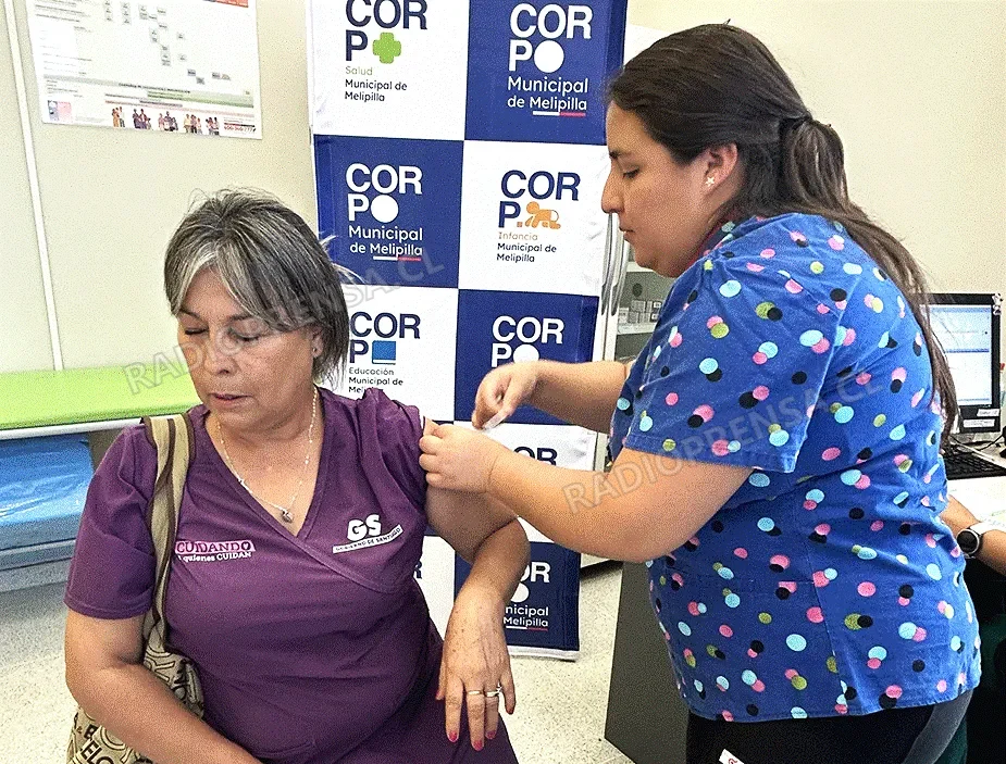 Melipilla registra bajas coberturas de vacunación contra la influenza a días del inicio del invierno