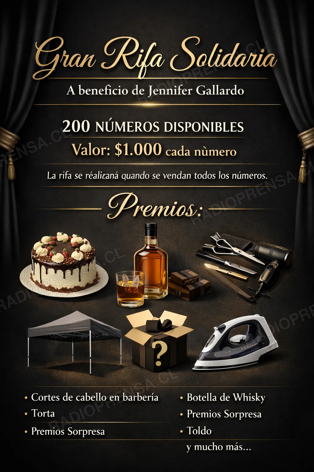 Invitan a participar de rifa a beneficio de Jennifer Gallardo