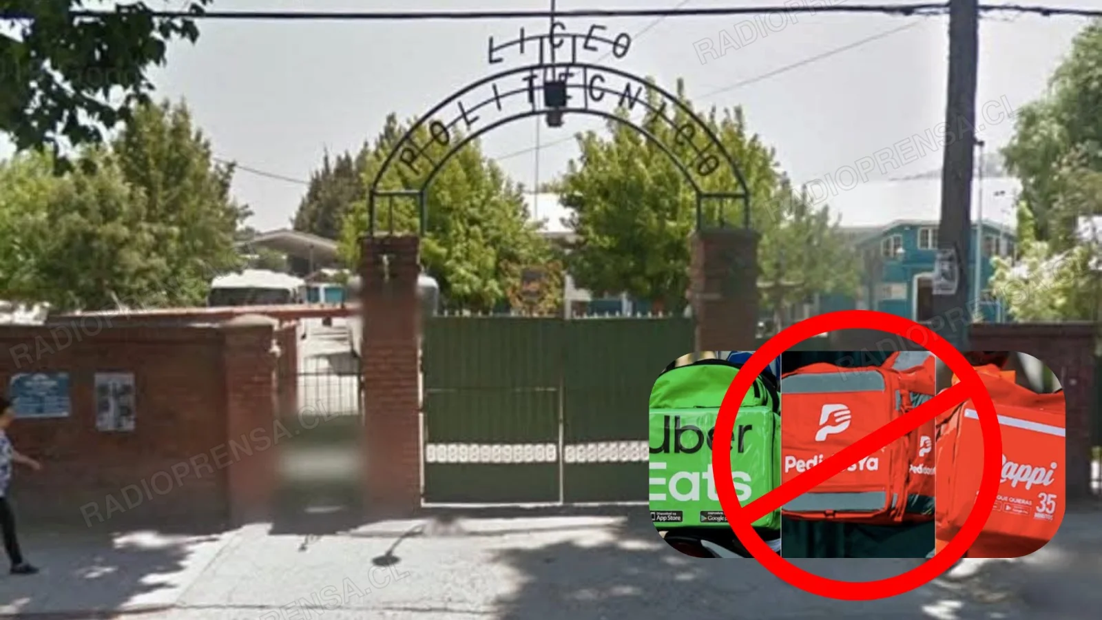 Liceo Politécnico de Melipilla prohíbe uso de apps de delivery dentro del recinto por motivos de seguridad