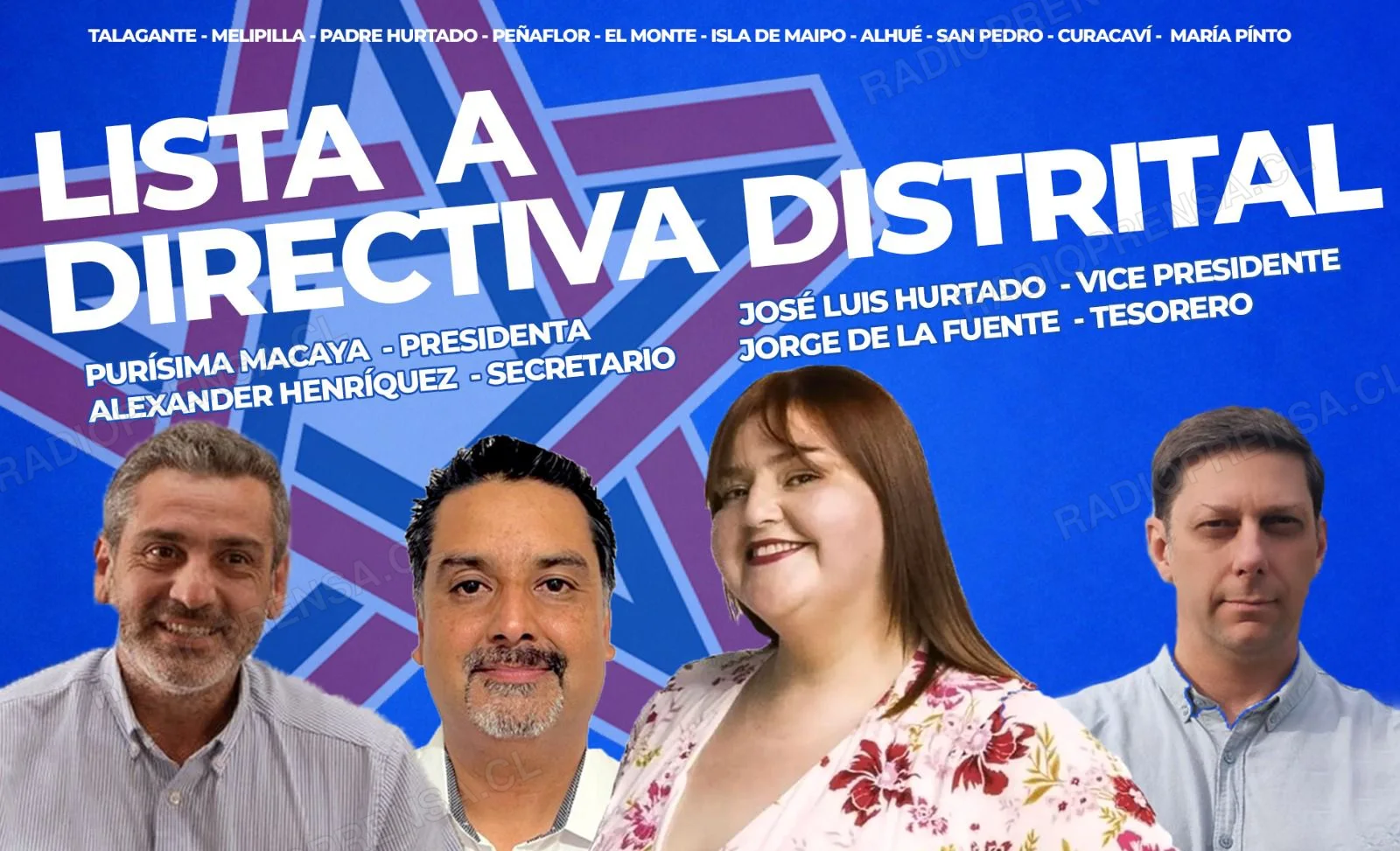 Lista encabezada por Purísima Macaya Vargas gana elecciones distritales de RN
